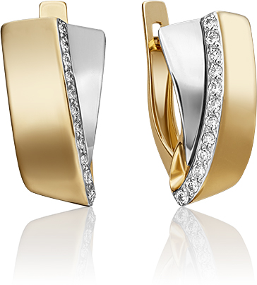 Серьги из комбинированного золота с фианитом PLATINA jewelry 02-4570-00-401-1121-23, 02-4570-00-401-1121-23
Серьги из комбинированного золота с фианитом PLATINA jewelry 02-4570-00-401-1121-23, 02-4570-00-401-1121-23
