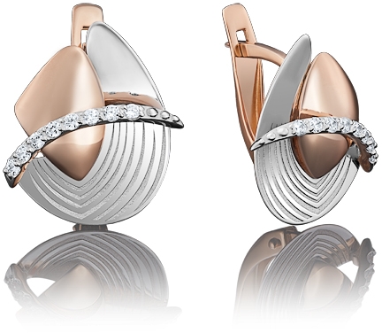 Серьги из комбинированного золота с фианитом PLATINA jewelry 02-3967-00-401-1111-65, 02-3967-00-401-1111-65
Серьги из комбинированного золота с фианитом PLATINA jewelry 02-3967-00-401-1111-65, 02-3967-00-401-1111-65