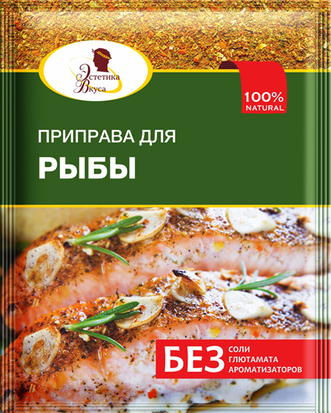 Приправа Эстетика вкуса для рыбы 20 г 
Приправа Эстетика вкуса для рыбы 20 г