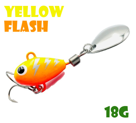 Тейл-Спиннер Uf-Studio Hurricane 18g #Yellow Flash, Желтый;оранжевый;серебристый, Hurricane
Тейл-Спиннер Uf-Studio Hurricane 18g #Yellow Flash, Желтый;оранжевый;серебристый, Hurricane