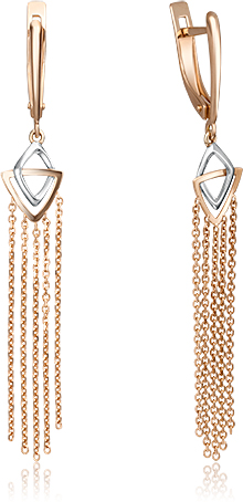 Серьги подвески из комбинированного золота PLATINA jewelry 02-4378-00-000-1111-65, 02-4378-00-000-1111-65
Серьги подвески из комбинированного золота PLATINA jewelry 02-4378-00-000-1111-65, 02-4378-00-000-1111-65
