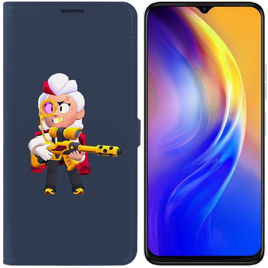 Чехол-книжка Eco Book для Tecno Spark 10C Brawl Stars-Белль Голдхэнд 
Чехол-книжка Eco Book для Tecno Spark 10C Brawl Stars-Белль Голдхэнд