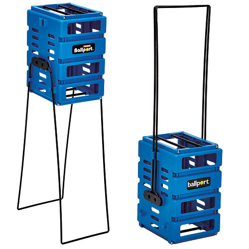 фото Корзина для мячей ballport black черная, вместимость 36 мячей, без колес