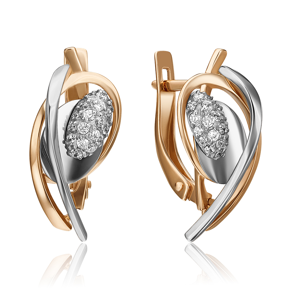 Серьги из комбинированного золота с фианитом PLATINA jewelry 02-4350-00-401-1111-24, 02-4350-00-401-1111-24
Серьги из комбинированного золота с фианитом PLATINA jewelry 02-4350-00-401-1111-24, 02-4350-00-401-1111-24