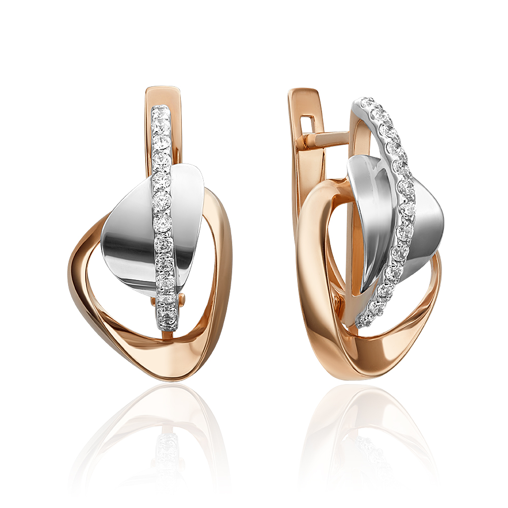 Серьги из комбинированного золота с фианитом PLATINA jewelry 02-4342-00-401-1111-23, 02-4342-00-401-1111-23
Серьги из комбинированного золота с фианитом PLATINA jewelry 02-4342-00-401-1111-23, 02-4342-00-401-1111-23