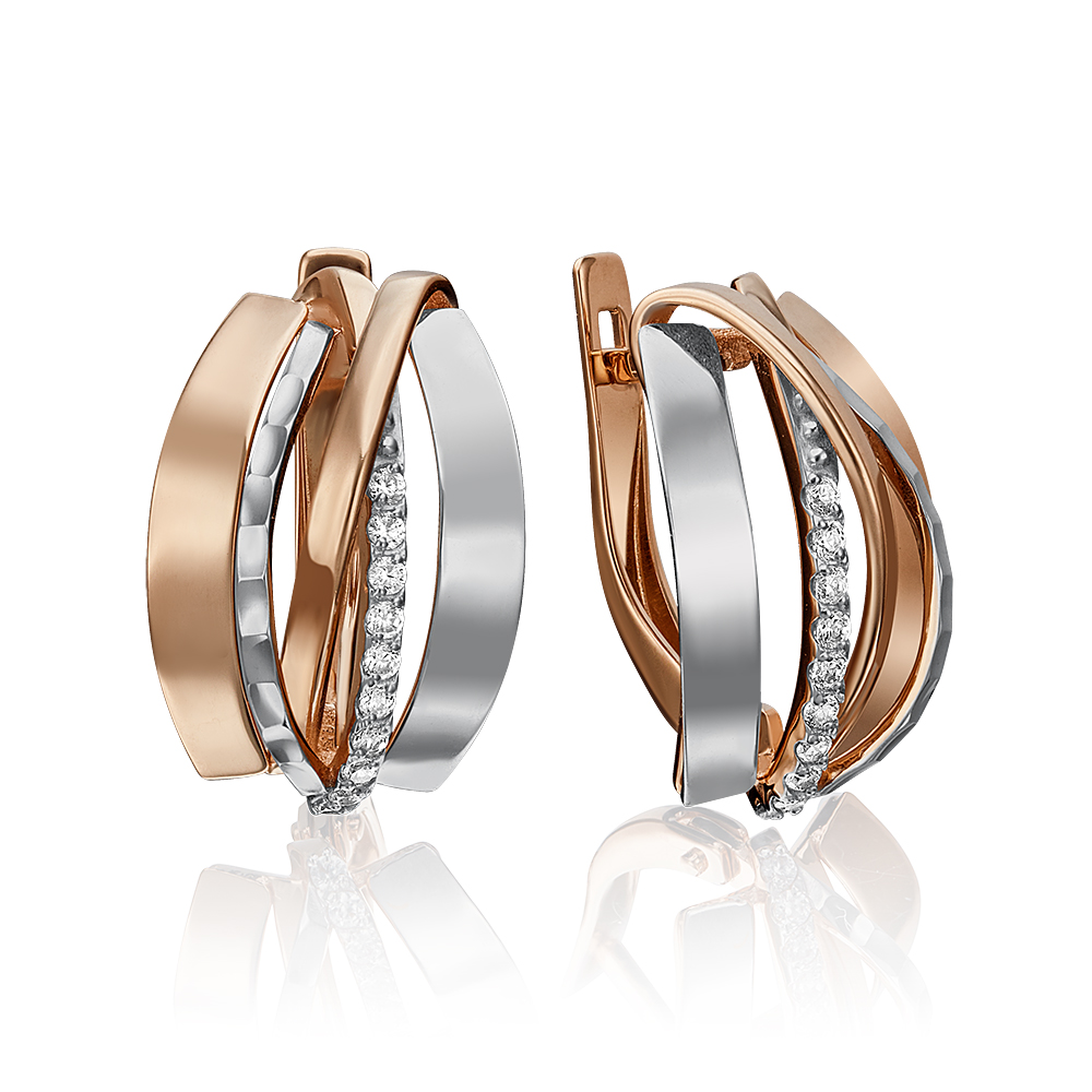 Серьги из комбинированного золота с фианитом PLATINA jewelry 02-4295-00-401-1111-42, 02-4295-00-401-1111-42
Серьги из комбинированного золота с фианитом PLATINA jewelry 02-4295-00-401-1111-42, 02-4295-00-401-1111-42