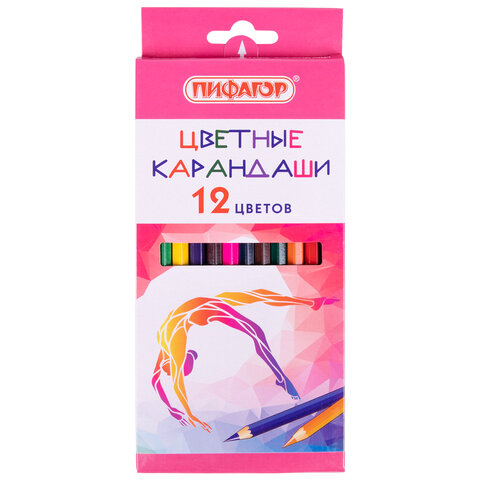 Карандаши цветные Пифагор для девочек Быстрее! Выше! Сильнее!, 12 цветов, 181811, 12 шт, Разноцветные
Карандаши цветные Пифагор для девочек Быстрее! Выше! Сильнее!, 12 цветов, 181811, 12 шт, Разноцветные