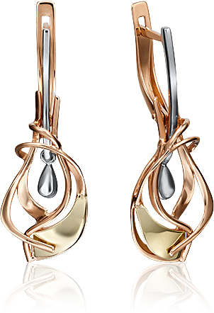 Серьги подвески из комбинированного золота PLATINA jewelry 02-4245-00-000-1140-48, 02-4245-00-000-1140-48
Серьги подвески из комбинированного золота PLATINA jewelry 02-4245-00-000-1140-48, 02-4245-00-000-1140-48