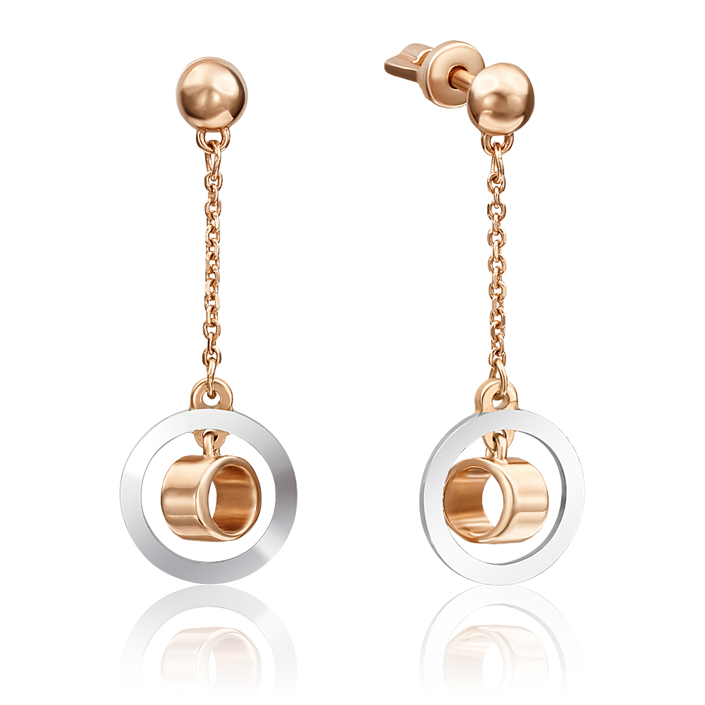 Серьги подвески из комбинированного золота PLATINA jewelry 02-4211-00-000-1111-42, 02-4211-00-000-1111-42
Серьги подвески из комбинированного золота PLATINA jewelry 02-4211-00-000-1111-42, 02-4211-00-000-1111-42