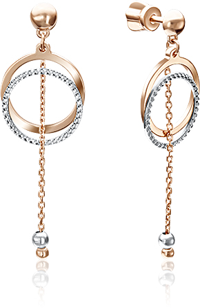 Серьги подвески из комбинированного золота PLATINA jewelry 02-4107-00-000-1111-04, 02-4107-00-000-1111-04
Серьги подвески из комбинированного золота PLATINA jewelry 02-4107-00-000-1111-04, 02-4107-00-000-1111-04