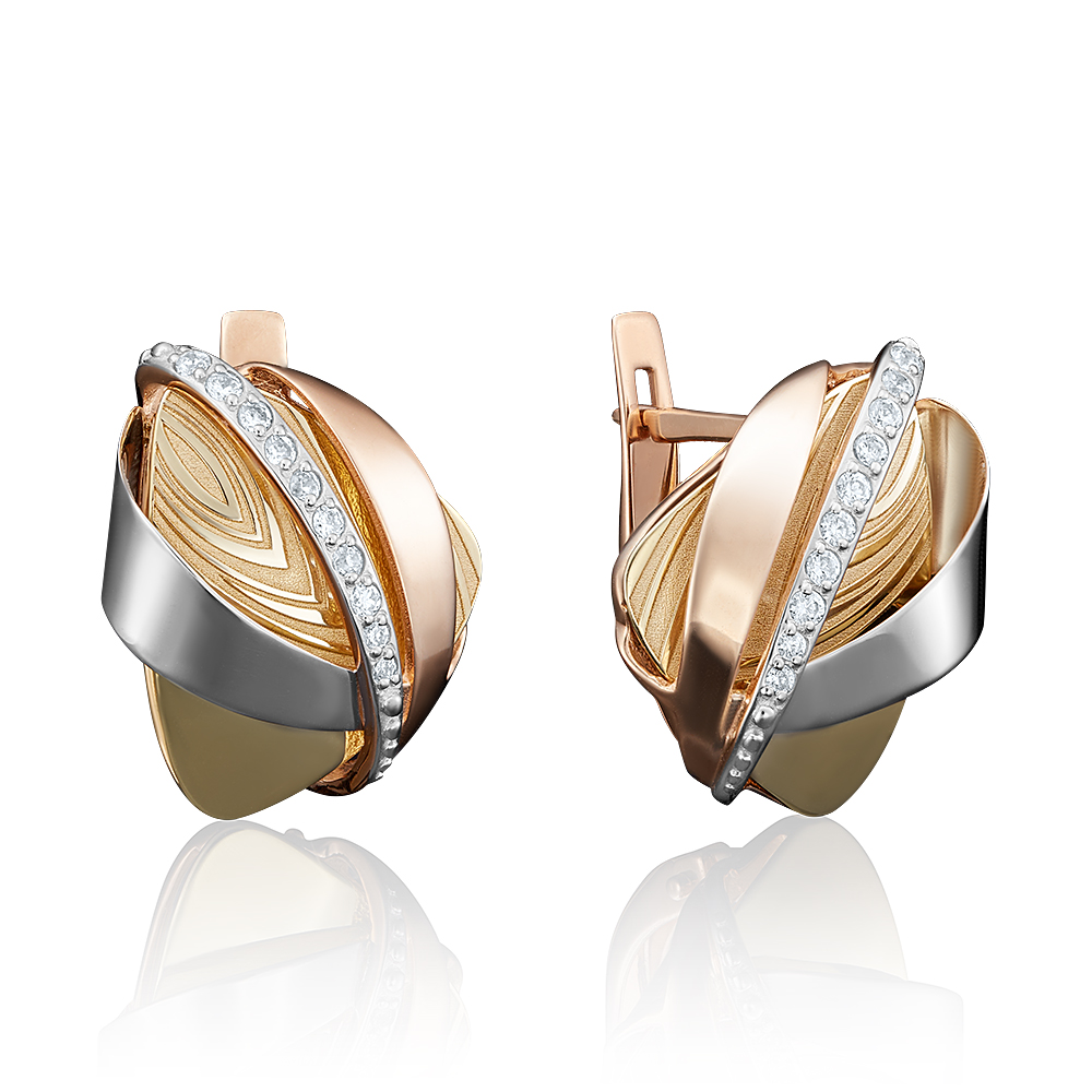 Серьги из комбинированного золота с фианитом PLATINA jewelry 02-3989-00-401-1140-66, 02-3989-00-401-1140-66
Серьги из комбинированного золота с фианитом PLATINA jewelry 02-3989-00-401-1140-66, 02-3989-00-401-1140-66
