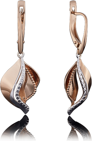 Серьги подвески из комбинированного золота PLATINA jewelry 02-3907-00-000-1111-04, 02-3907-00-000-1111-04
Серьги подвески из комбинированного золота PLATINA jewelry 02-3907-00-000-1111-04, 02-3907-00-000-1111-04
