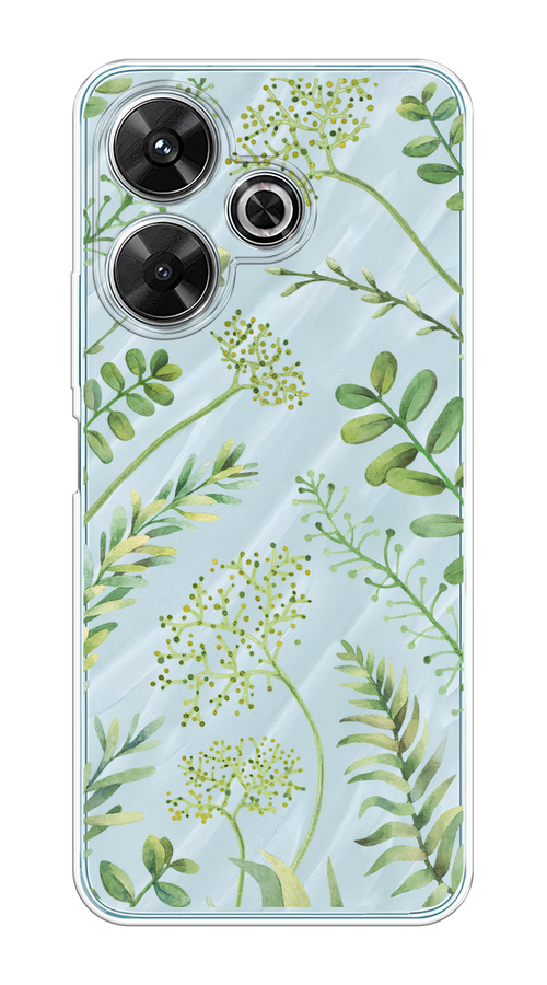 Чехол на Xiaomi Redmi Note 13R, Xiaomi Redmi 13, Poco M6 4G/M6 Plus "Green Leaves", Зеленый;прозрачный, 322550-1
Чехол на Xiaomi Redmi Note 13R, Xiaomi Redmi 13, Poco M6 4G/M6 Plus "Green Leaves", Зеленый;прозрачный, 322550-1