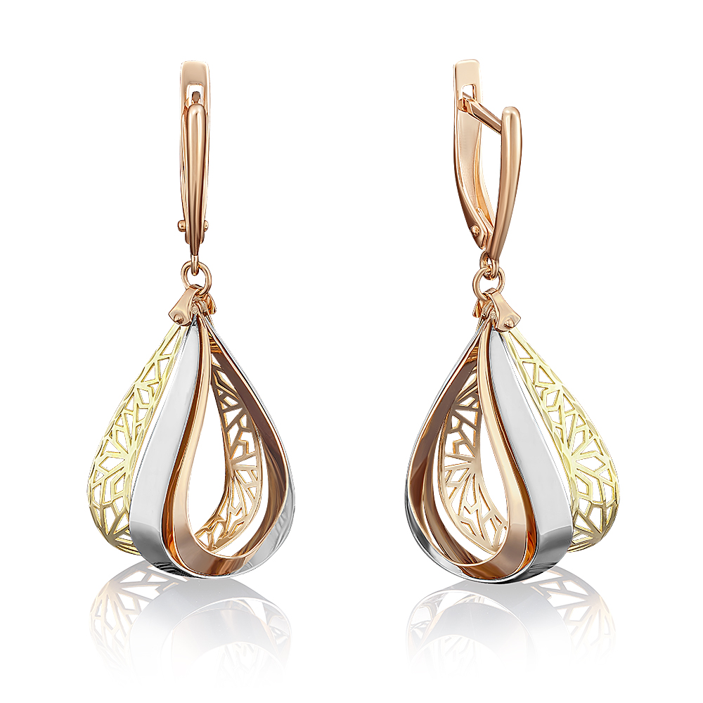 Серьги подвески из комбинированного золота PLATINA jewelry 02-3645-00-000-1140-48, 02-3645-00-000-1140-48
Серьги подвески из комбинированного золота PLATINA jewelry 02-3645-00-000-1140-48, 02-3645-00-000-1140-48
