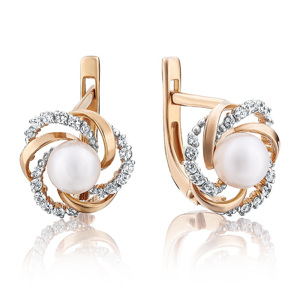 Серьги из красного золота PLATINA jewelry 02-3251-00-302-1110-24, жемчуг культивированный, 02-3251-00-302-1110-24
Серьги из красного золота PLATINA jewelry 02-3251-00-302-1110-24, жемчуг культивированный, 02-3251-00-302-1110-24