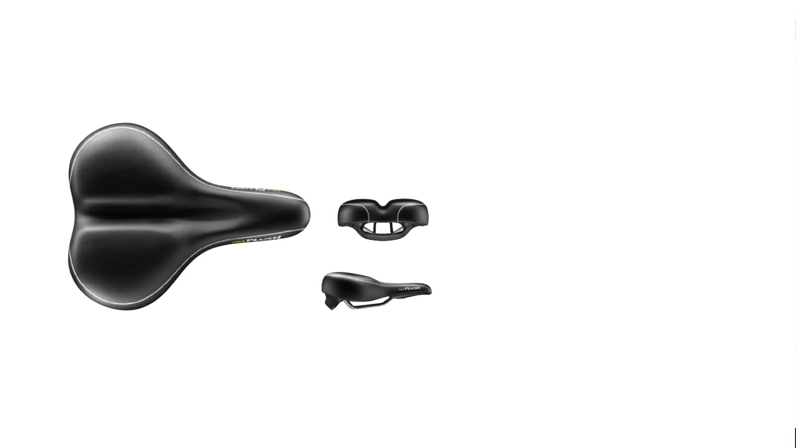 фото Седло velo комфорт 270x206 мм, вакуумное, черное