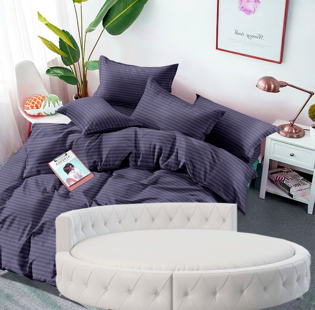Простыня Maktex круглая из страйп сатина на резинке 230x230x30 Космос 1х1, круглая из страйп-сатина на резинке 200 х 200 х 30
Простыня Maktex круглая из страйп сатина на резинке 230x230x30 Космос 1х1, круглая из страйп-сатина на резинке 200 х 200 х 30