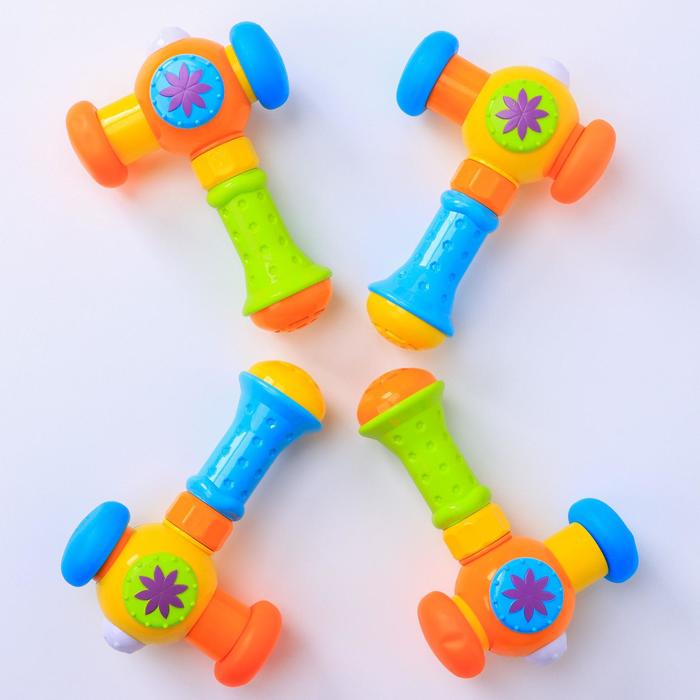 фото Погремушка «молоточек тук-тук», работает от батареек крошка я