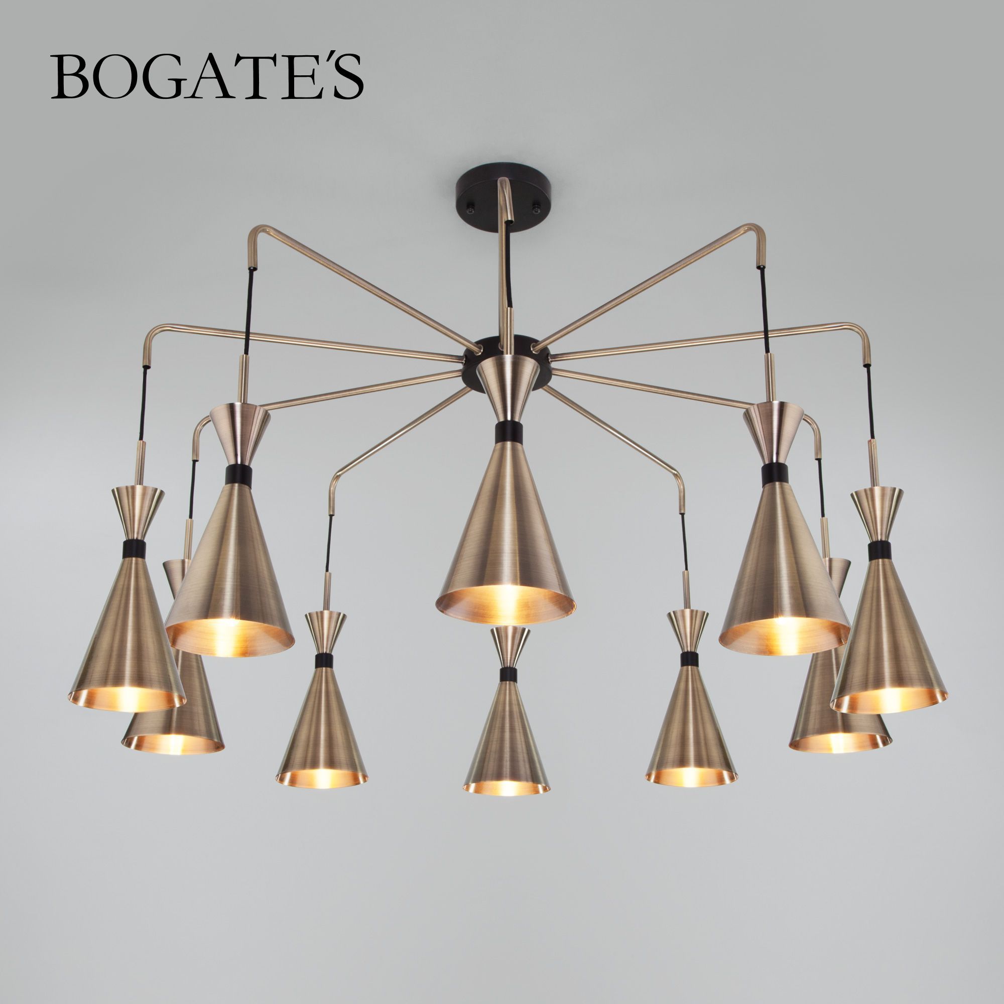 Потолочная люстра на 10 металлических плафонов Bogate's Glustin 316/10 Е14 латунь/черный
Потолочная люстра на 10 металлических плафонов Bogate's Glustin 316/10 Е14 латунь/черный