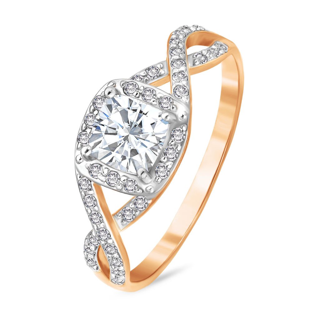 Кольцо женское из красного золота с кристаллами cваровски 585Gold 301009433, р, 301009433
Кольцо женское из красного золота с кристаллами cваровски 585Gold 301009433, р, 301009433