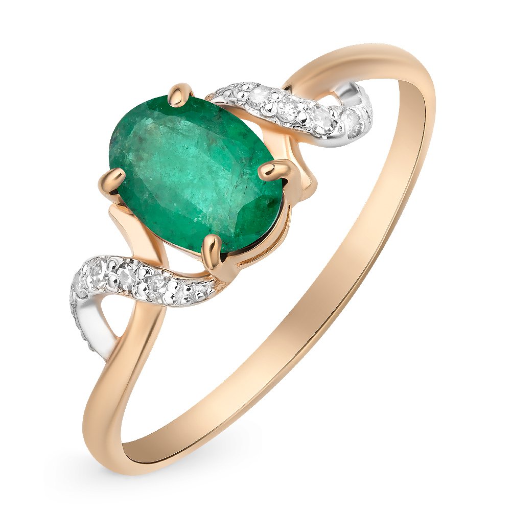 Кольцо женское из красного золота с изумрудом, бриллиантом 585Gold 101011353, р. 18, 101011353
Кольцо женское из красного золота с изумрудом, бриллиантом 585Gold 101011353, р. 18, 101011353