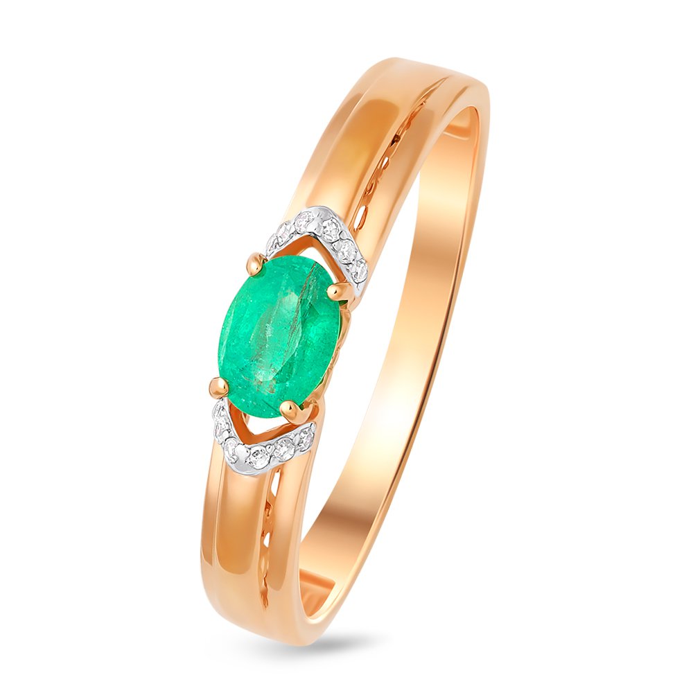 Кольцо женское из красного золота с изумрудом, бриллиантом 585Gold 101011088, р. 19, 101011088
Кольцо женское из красного золота с изумрудом, бриллиантом 585Gold 101011088, р. 19, 101011088