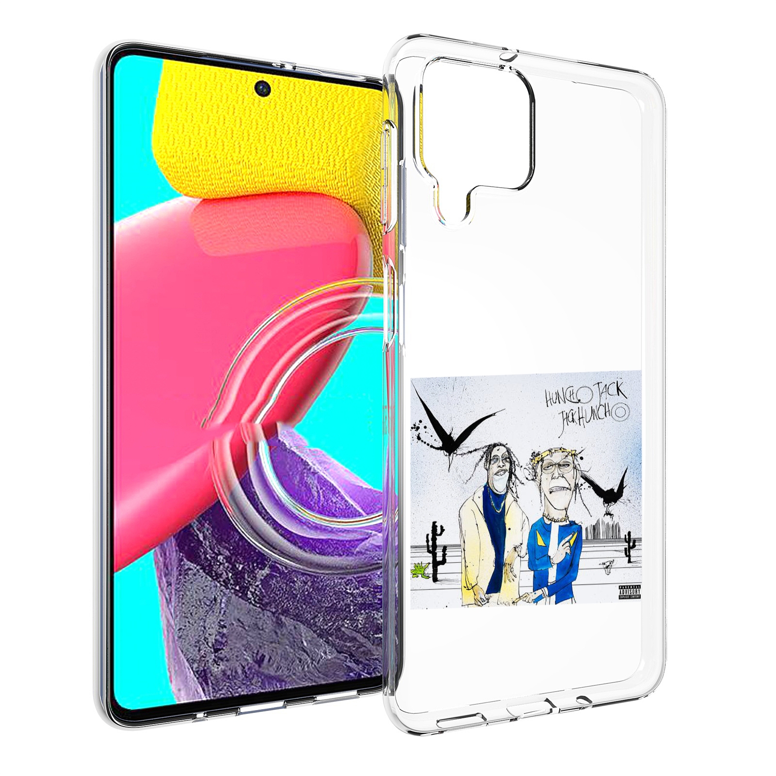 Чехол MyPads Travis Scott & Quavo - Huncho Jack, Jack Huncho для Samsung Galaxy M53, Прозрачный, Tocco
Чехол MyPads Travis Scott & Quavo - Huncho Jack, Jack Huncho для Samsung Galaxy M53, Прозрачный, Tocco