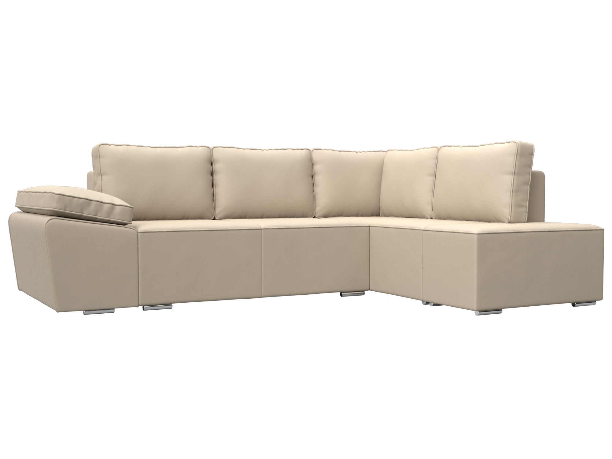 Диван угловой Хит Диванов Хьюго правый экокожа, еврокнижка, бежевый, 10040355 
Диван угловой Хит Диванов Хьюго правый экокожа, еврокнижка, бежевый, 10040355