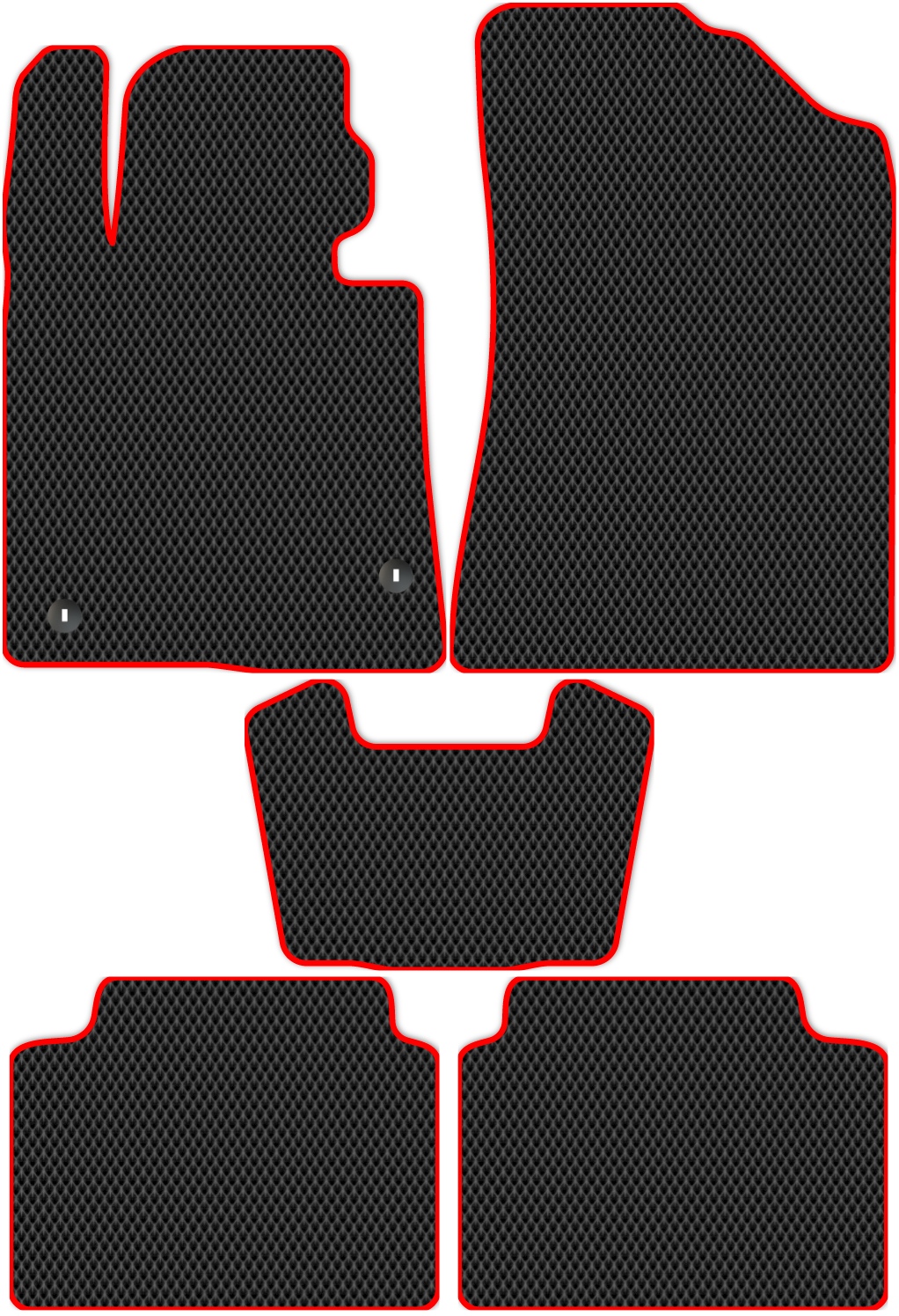 Коврики ЭВА в салон для Kia K5 5 (DL3) 2019 - Н.В., 5 шт. черный, красный кант, 2901-S5YLT-H 
Коврики ЭВА в салон для Kia K5 5 (DL3) 2019 - Н.В., 5 шт. черный, красный кант, 2901-S5YLT-H