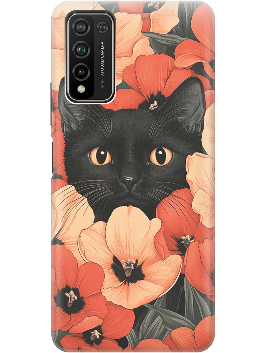 Силиконовый чехол на Honor 10x Lite с принтом "Котик в маках", Прозрачный;черный;красный, 723565512
Силиконовый чехол на Honor 10x Lite с принтом "Котик в маках", Прозрачный;черный;красный, 723565512