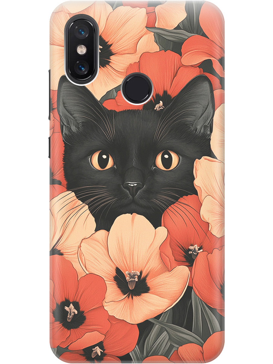 Силиконовый чехол на Xiaomi Mi 8 с принтом "Котик в маках", Прозрачный;черный;красный, 718409912
Силиконовый чехол на Xiaomi Mi 8 с принтом "Котик в маках", Прозрачный;черный;красный, 718409912