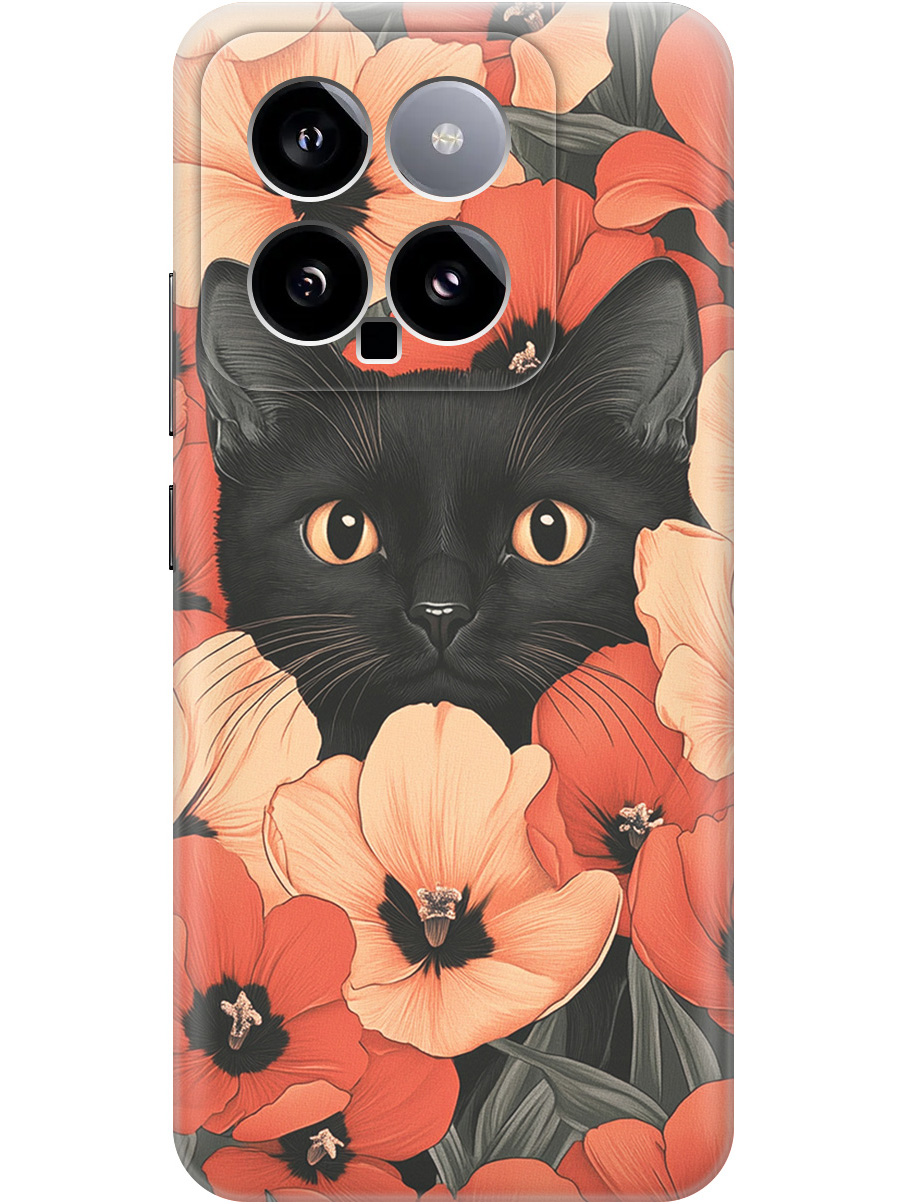 Силиконовый чехол на Xiaomi 14 с принтом "Котик в маках", Прозрачный;черный;красный, 777769912
Силиконовый чехол на Xiaomi 14 с принтом "Котик в маках", Прозрачный;черный;красный, 777769912