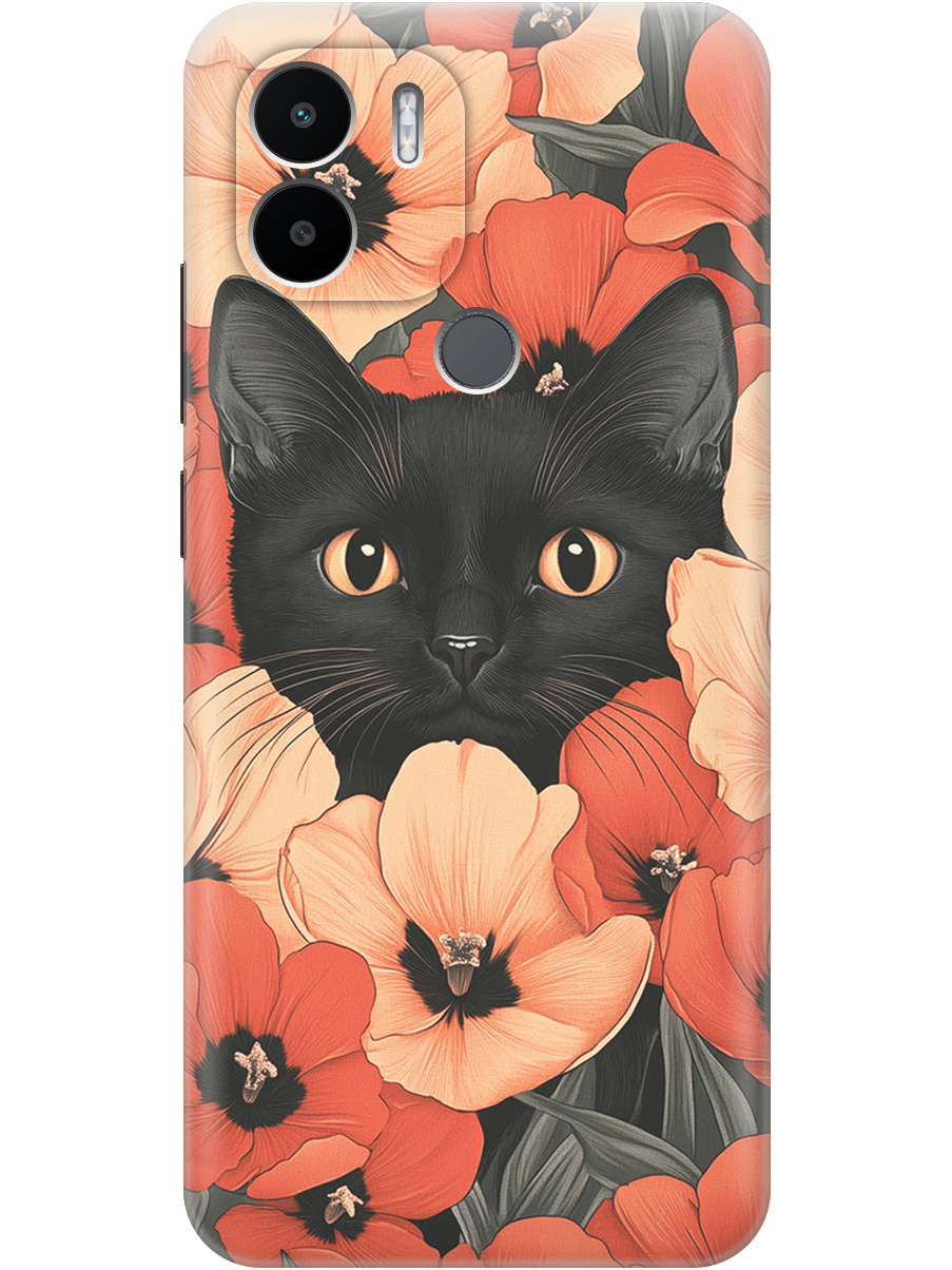 Силиконовый чехол на Xiaomi Redmi A1+ / A2+ / Poco C50 / C51 с принтом "Котик в маках", Прозрачный;черный;красный, 762092112
Силиконовый чехол на Xiaomi Redmi A1+ / A2+ / Poco C50 / C51 с принтом "Котик в маках", Прозрачный;черный;красный, 762092112
