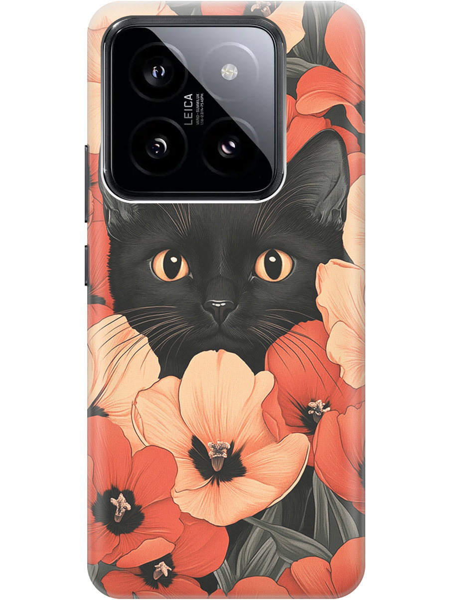 Силиконовый чехол на Xiaomi 14 Pro с принтом "Котик в маках", Прозрачный;черный;красный, 777771012
Силиконовый чехол на Xiaomi 14 Pro с принтом "Котик в маках", Прозрачный;черный;красный, 777771012