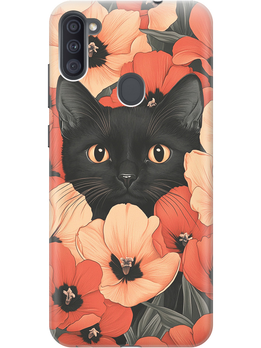 Силиконовый чехол на Samsung Galaxy A11 / M11 с принтом "Котик в маках", Прозрачный;черный;красный, 722820812
Силиконовый чехол на Samsung Galaxy A11 / M11 с принтом "Котик в маках", Прозрачный;черный;красный, 722820812