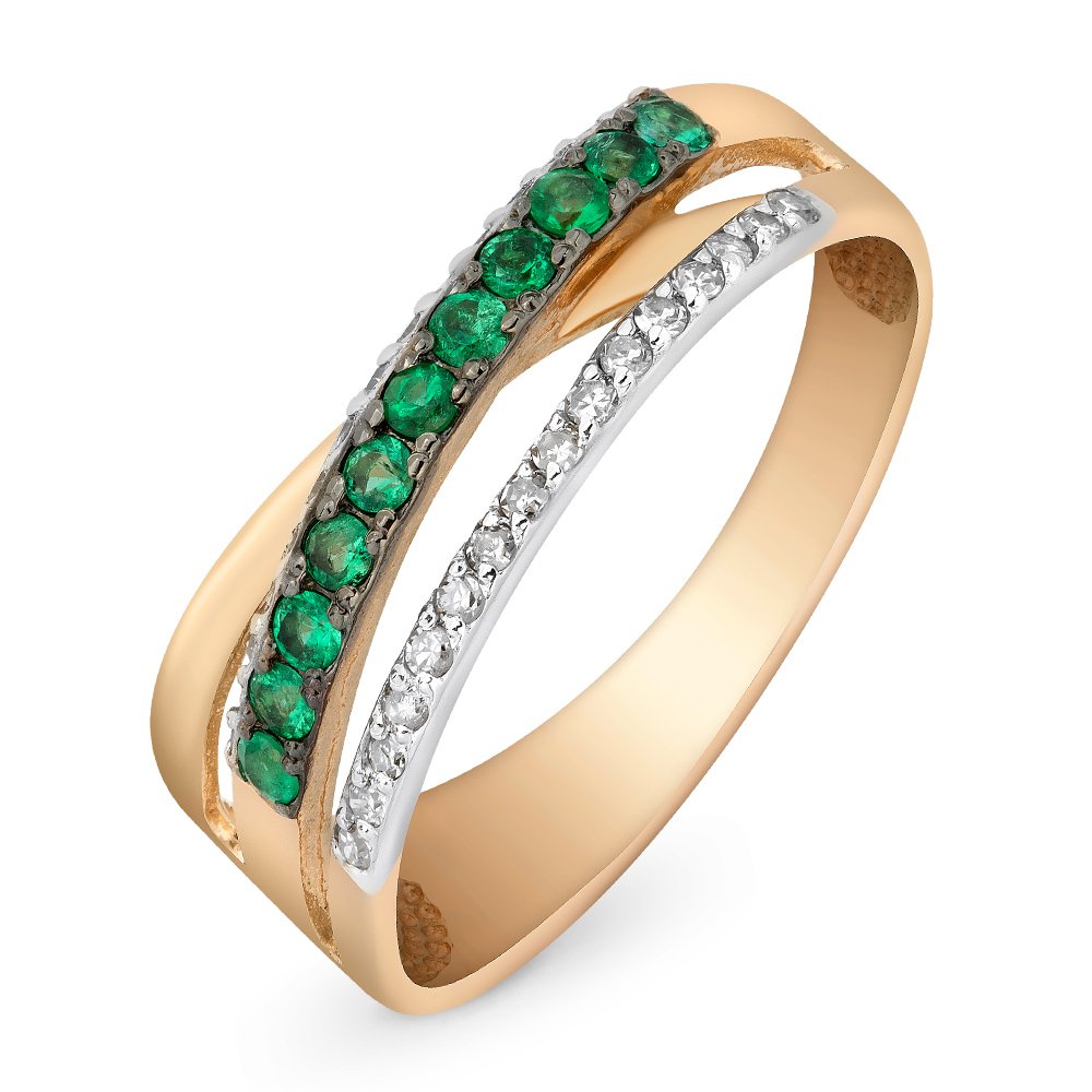 Кольцо женское из красного золота с изумрудом, бриллиантом 585Gold 101010042, р, 101010042
Кольцо женское из красного золота с изумрудом, бриллиантом 585Gold 101010042, р, 101010042