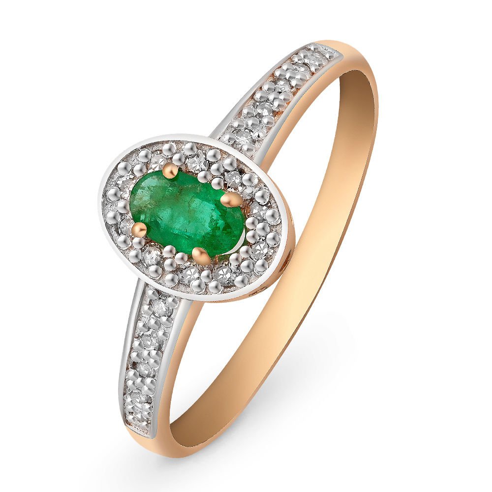 Кольцо женское из красного золота с изумрудом, бриллиантом 585Gold 101011968, р, 101011968
Кольцо женское из красного золота с изумрудом, бриллиантом 585Gold 101011968, р, 101011968