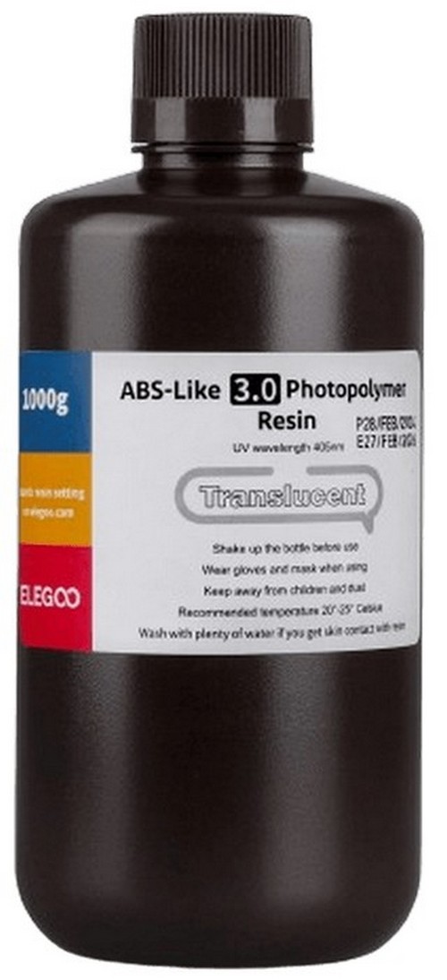 Фотополимерная смола Elegoo ABS-like Resin V3.0 Colored (Прозрачный, 1 л), ABS-like Resin V3.0 Colored
Фотополимерная смола Elegoo ABS-like Resin V3.0 Colored (Прозрачный, 1 л), ABS-like Resin V3.0 Colored