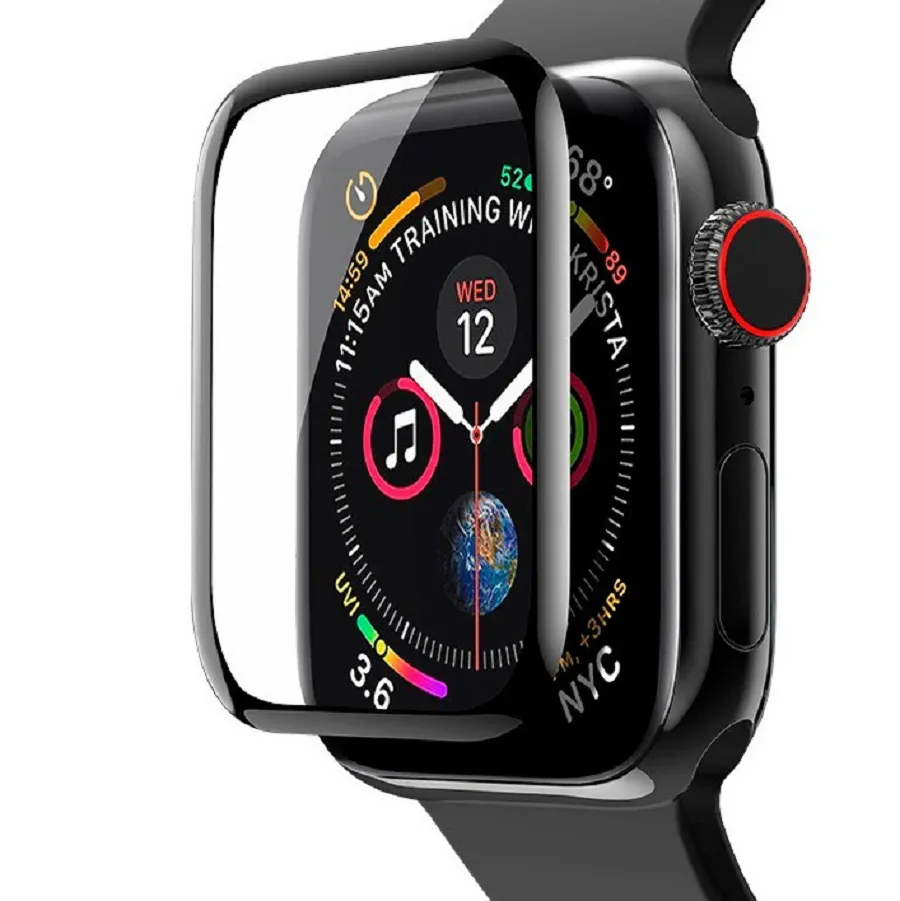 Защитное стекло для Apple Watch Series 3 (38мм) (UV комплект - клей, лампа) (в упаковке), Черный
Защитное стекло для Apple Watch Series 3 (38мм) (UV комплект - клей, лампа) (в упаковке), Черный