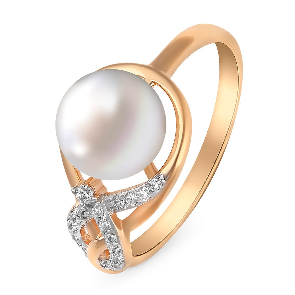 Кольцо женское из красного золота с жемчугом, фианитом 585Gold 201012649, р, 201012649
Кольцо женское из красного золота с жемчугом, фианитом 585Gold 201012649, р, 201012649