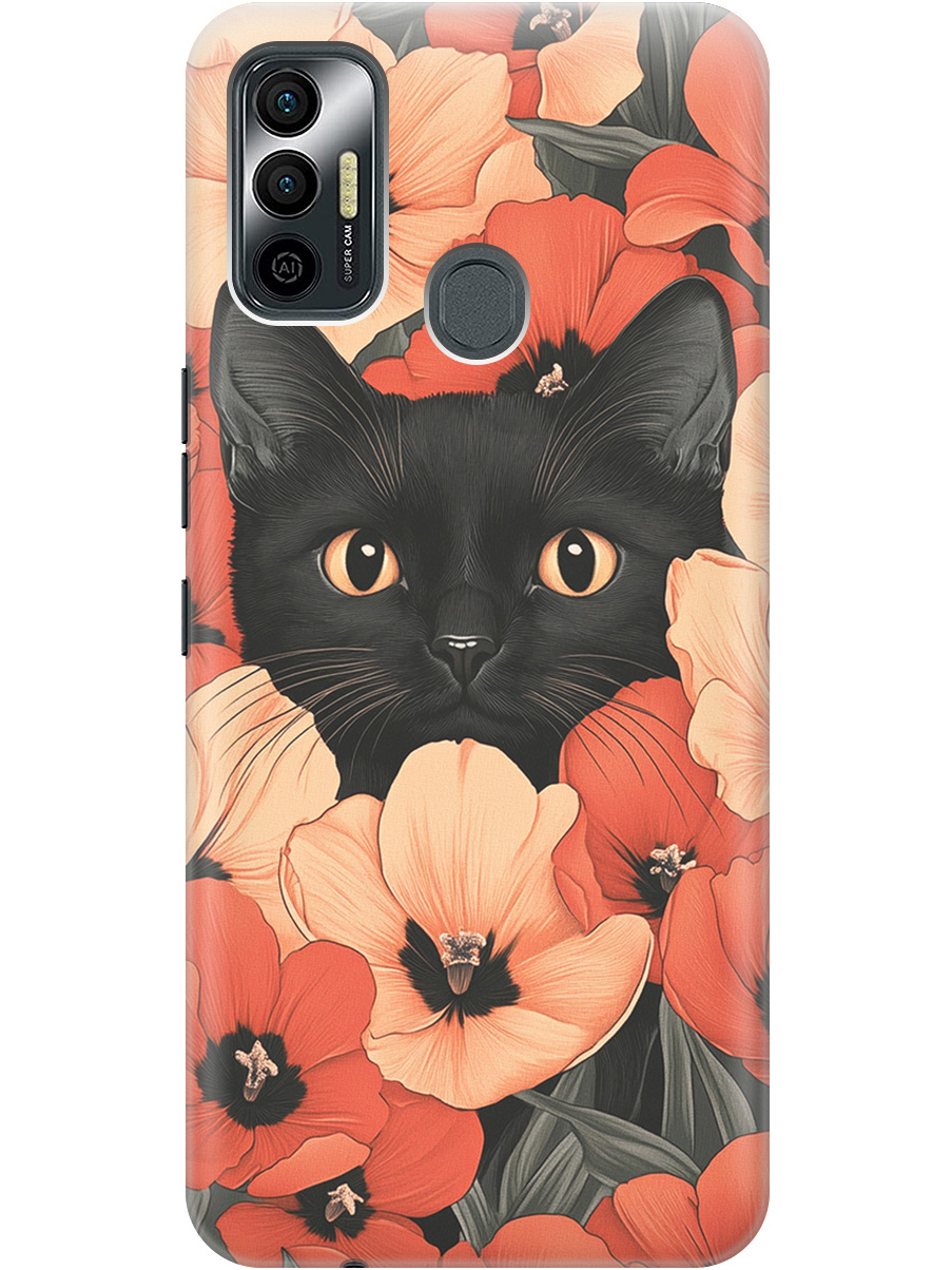 Силиконовый чехол на Tecno Spark 7 с принтом "Котик в маках", Прозрачный;черный;красный, 741736112
Силиконовый чехол на Tecno Spark 7 с принтом "Котик в маках", Прозрачный;черный;красный, 741736112
