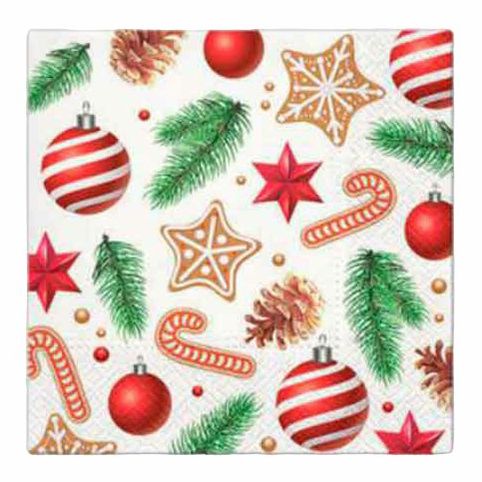 Салфетки бумажные Paw Decor Collection Tete a Tete Lunch Christmas 3 слоя 33 х 33 см 20 шт, Разноцветный, 60643299
Салфетки бумажные Paw Decor Collection Tete a Tete Lunch Christmas 3 слоя 33 х 33 см 20 шт, Разноцветный, 60643299