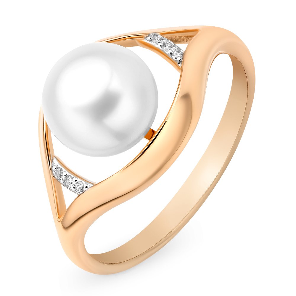 Кольцо женское из красного золота с жемчугом, фианитом 585Gold 201011185, р, 201011185
Кольцо женское из красного золота с жемчугом, фианитом 585Gold 201011185, р, 201011185