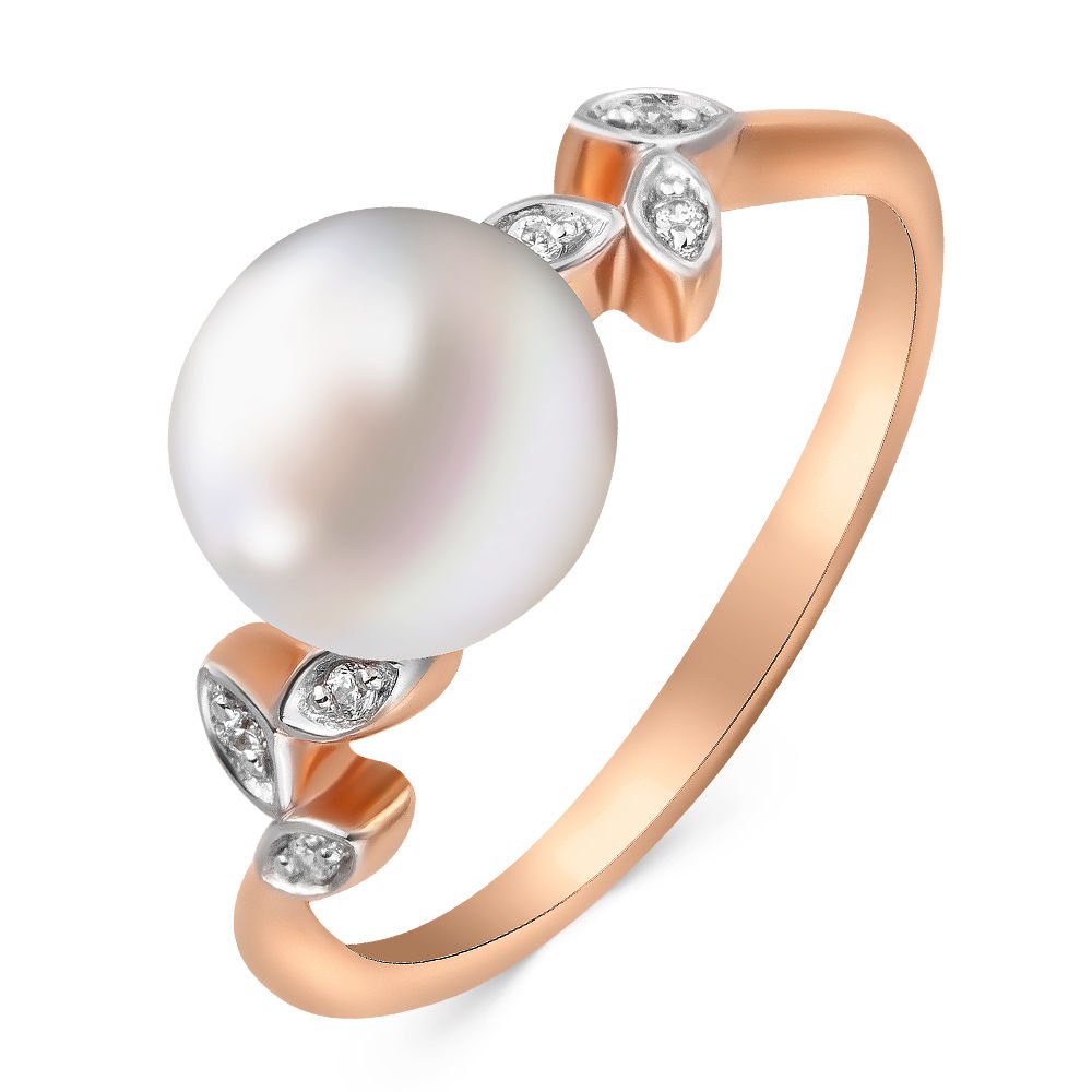 Кольцо женское из красного золота с жемчугом, фианитом 585Gold 201007770, р, 201007770
Кольцо женское из красного золота с жемчугом, фианитом 585Gold 201007770, р, 201007770