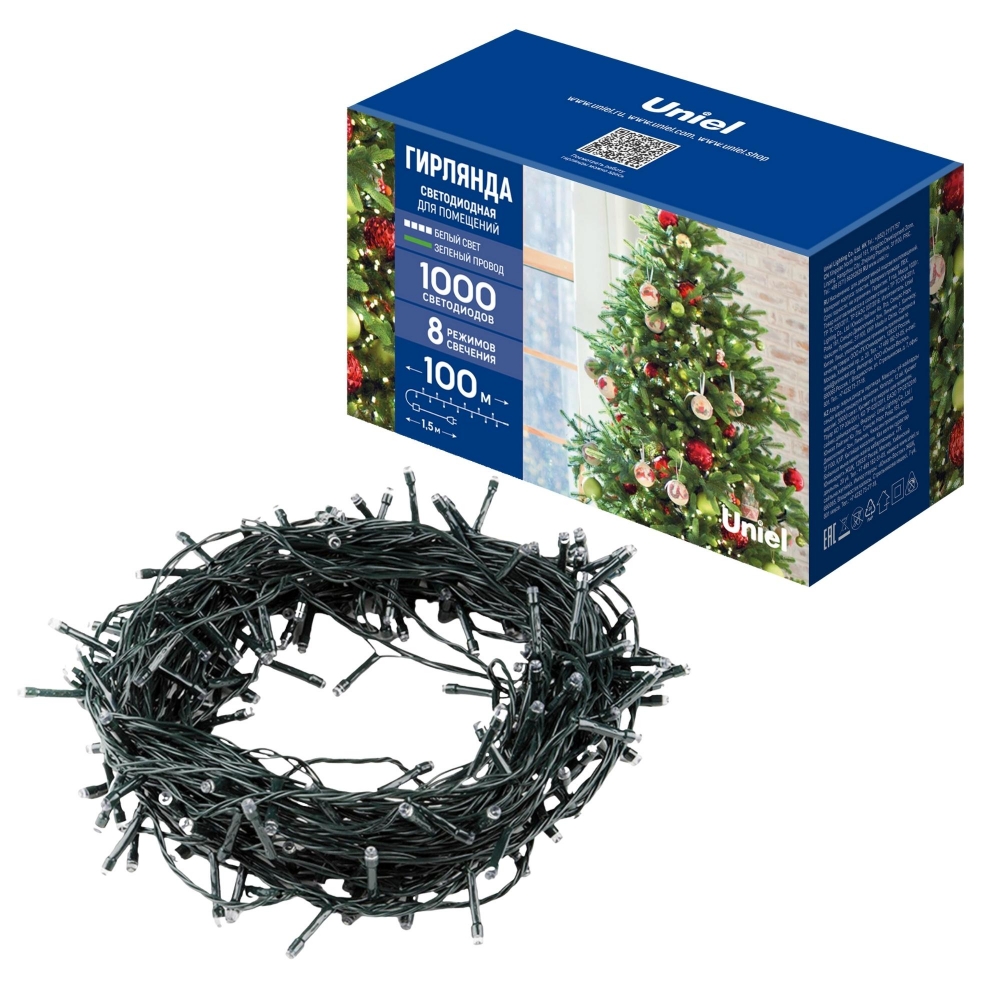 Световая гирлянда новогодняя Uniel UL-00009934 398236 10 м белый дневной, UL-00009934
Световая гирлянда новогодняя Uniel UL-00009934 398236 10 м белый дневной, UL-00009934