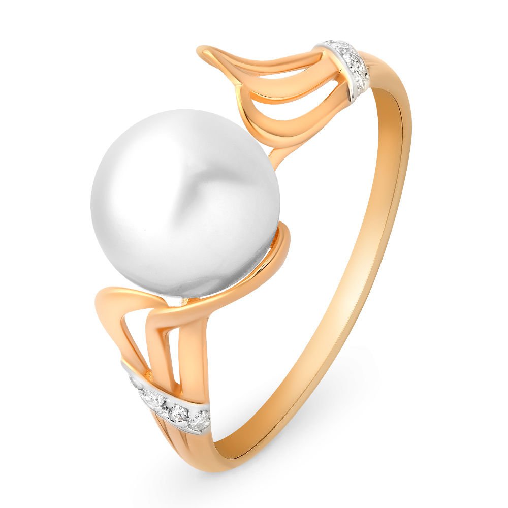 Кольцо женское из красного золота с жемчугом, бриллиантом 585Gold 201010854, р. 17,5, 201010854
Кольцо женское из красного золота с жемчугом, бриллиантом 585Gold 201010854, р. 17,5, 201010854