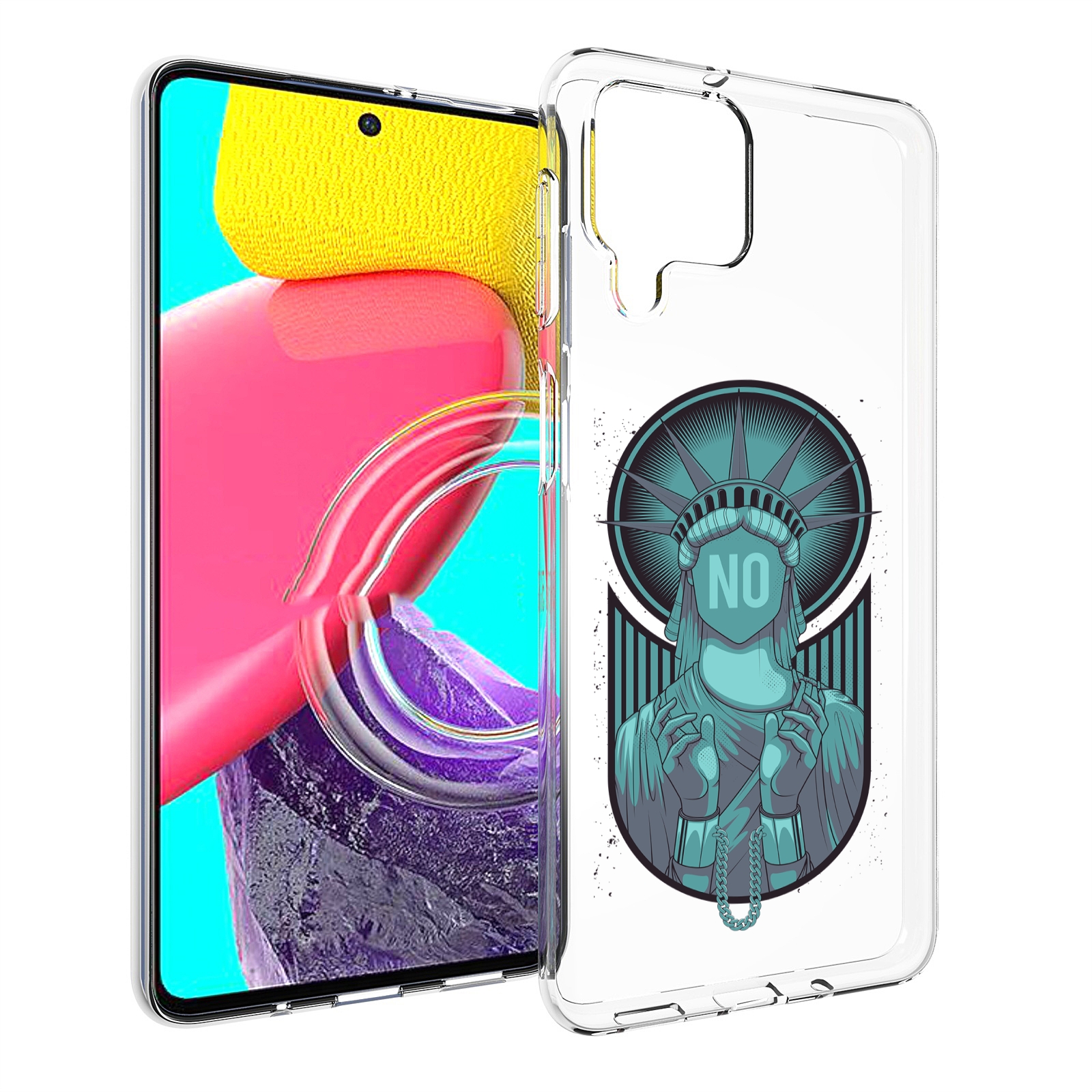 Чехол MyPads статуя свободы зеленый для Samsung Galaxy M53 (SM-M536), Прозрачный, Tocco
Чехол MyPads статуя свободы зеленый для Samsung Galaxy M53 (SM-M536), Прозрачный, Tocco