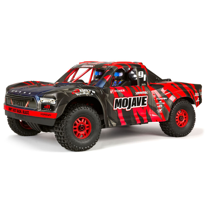 Машина р/у Шорт-корс ARRMA 1:7 MOJAVE 6S V2 4WD BLX RTR с системой Spektrum Firma красный
Машина р/у Шорт-корс ARRMA 1:7 MOJAVE 6S V2 4WD BLX RTR с системой Spektrum Firma красный