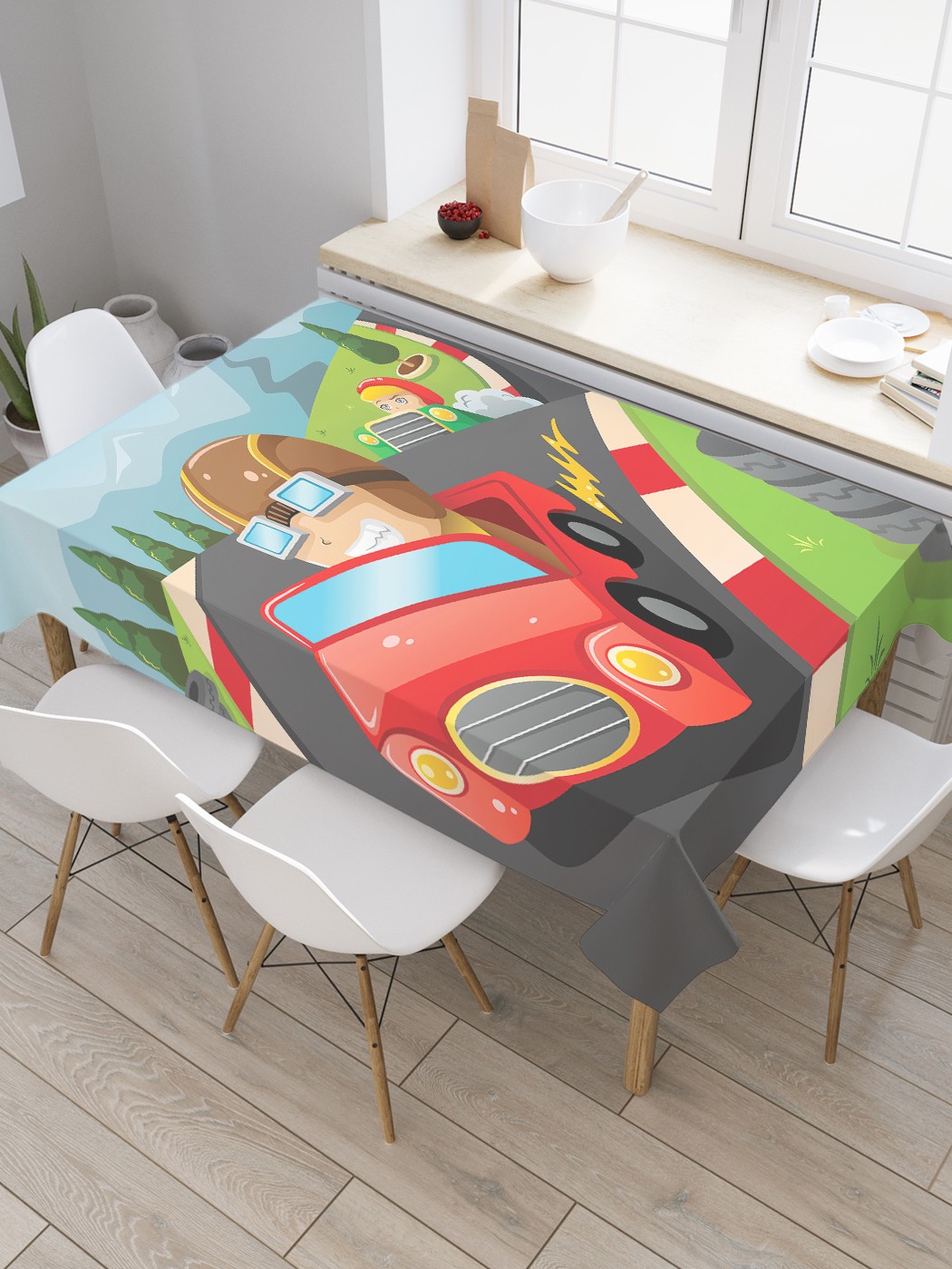 Скатерть прямоугольная JoyArty "Гоночная трасса" из оксфорда, 120x145 см, Голубой, Гоночная трасса
Скатерть прямоугольная JoyArty "Гоночная трасса" из оксфорда, 120x145 см, Голубой, Гоночная трасса