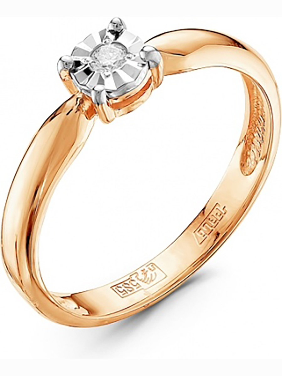 Кольцо с 1 бриллиантом из комбинированного золота Бриллианты Костромы 01-1262 19, 01-1262
Кольцо с 1 бриллиантом из комбинированного золота Бриллианты Костромы 01-1262 19, 01-1262